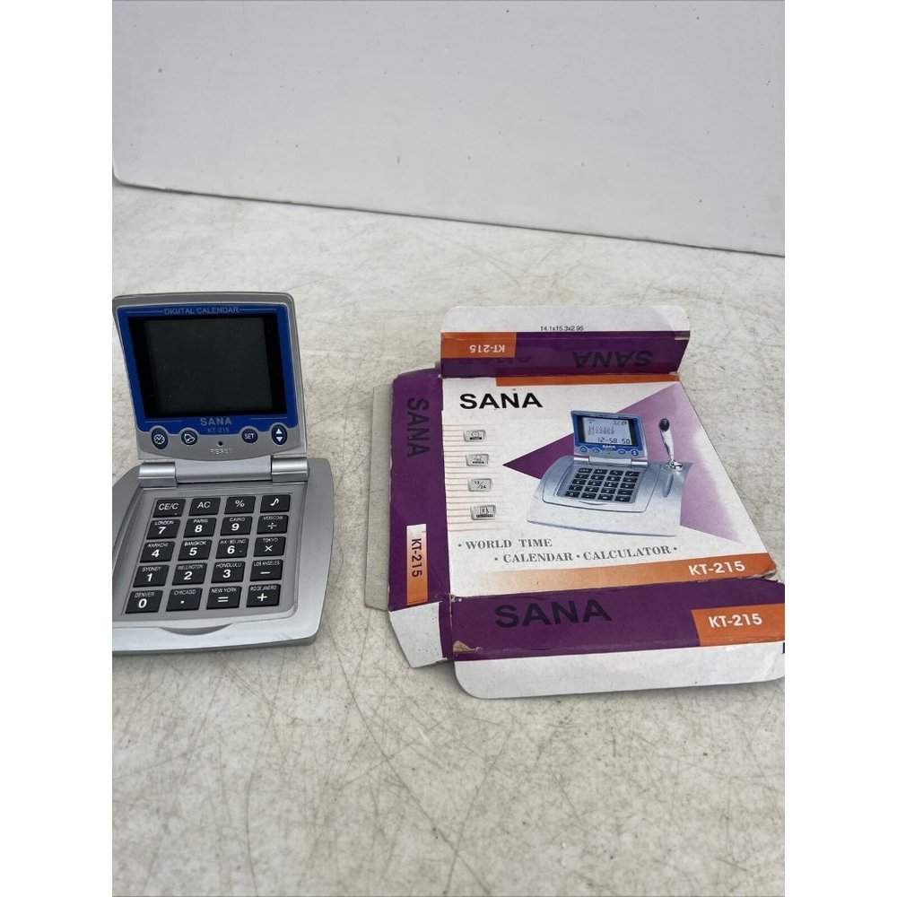 Sana KT-215 Calculator Calendar New